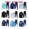 23 24 Marselha adulto e infantil Futebol trascksuit PAYET GUENDOUZI KAMARA 22/23 Masculino Terno de treino de futebol Olympique de Marseille Survetement Maillot Foot