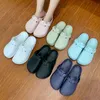 Slippers Vrouwen Sandalen Slippers Thuis Comfortabele Gesloten Teen Zomer Strand Slippers Schoenen Solid Slides Platte Bad Buiten Heren Slippers 230713