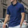 T-shirt da uomo 100% cotone Polo Polo di alta qualità Marca Estate Fit Tipo Manica corta da uomo Casual Risvolto T-Shirt Nuovo arrivo Top Tee L230713