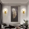 Wandlamp Nordic Luxe Minimalistisch Marmeren Licht Slaapkamer Nachtkastje Blaker El Gang Gangpad Balkon Verlichtingsarmaturen