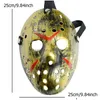 Party Masks Retro Jason Mask Horror Funny Fl Face Bronze Halloween Cosplay Costume Masquerade Scary Hockey Supplies DBC Drop Deliver Dh4Zg