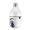 A6 Light Bulb Camera Wireless 1080P 360 Degree Panoramic Smart HD WiFi Cam Night Version Home Security IP Surveillance CCTV LED Bulb Holder Camera Mini E27 Head