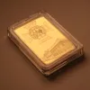 5pcs /set hediye Alman kalıp Bismarck zırhlı altın kaplama külçe çubuk paraları 1oz Almanya deutsche deniz altın bar souvenir coin.cx