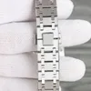 77351 Женские часы с бриллиантами, 34 мм, серый циферблат GrandeTapisserie, нержавеющая сталь, калибр 3120, с автоподзаводом, с сапфировым стеклом, роскошный женский стиль