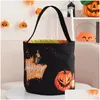 Other Festive Party Supplies Halloween Favors Light Up Trick Or Treat Candy Bags Mtipurpose Reusable Goody Bucket For Kids Drop De Dhxhe