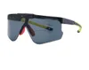 PRIMAVERA verano hombres moda clamshell gafas de sol motocicleta gafas mujeres Dazzle color Ciclismo Deportes Viento al aire libre Gafas de sol marco grande polarizado