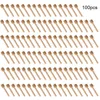 Cuillères À Café De Haute Qualité Miel Remuer Bar Poignée De Mélange Pot Cuillère Pratique 100Pc Bois Louche Long Bâton Fournitures Cuisine Outils 230714