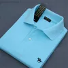 Herren-T-Shirts, 100 % Baumwolle, Poloshirt, hochwertige Polo-Marke, Sommer-Passform, kurzärmelig, lässiges Revers-T-Shirt für Herren, neu eingetroffenes Top-T-Shirt L230713