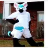 2019 Discount Factory Ohlees Rzeczywiste zdjęcie Pink Fursuit Husky Wolf Halloween Mascot Costumes Postacie Fancy Part202Q