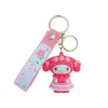 Blogueiro de moda designer de joias Linda Menina Boneca Rosa Casal Pingente Chaveiro para celular Chaveiros Lanyards Chaveiros atacado YS123