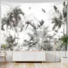 Tapestries Tropical Botanical Garden Tapestry Wall Hanging Bohemian Style Natural Landery Palm Tree Wall Art Eesthetic Decor R230713