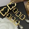 Gold Pendant Earrings Chic Charm Stud Women Earring Gold Eardrop Classic RetroTrendy Earrings Party Jewelry With Box Package