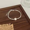 Bangle Design Light Luxury Exquisite Elegant Pearl Bracelet For Women Fashion Silver Color Jewelry Accessories Gifts