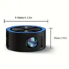 Mini draagbare projector S1, thuisbioscoop / buitenvideo, compatibel met smartphone / laptop / HDMI / USB / SD-kaart, enz.