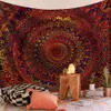 Tapestries Colorful Mandala Carpet Tapestry Wall Hanging Boho Decor Psychedelic Tapiz Hippie Home Bedroom Bohemian Curtains Yoga 230714