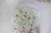 Декоративные цветы Spr 40 см Помандер Розовый мяч 4pcs/невеста, держащий цветочный свадьба, поцелуя вечеринка из слоновой кости/Украшение дома