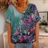 Camisetas de verano de manga corta para hombre, jersey informal con estampado 3D, camisa holgada, Tops de negocios para mujer