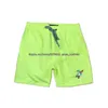 Pływanie męskie projektant Vilebrequin Shorts Mężczyźni Letnia krótka pantaloncini pływanie pour hommes damskie ubranie odbarwienie wodne