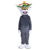 Traje da mascote do rei de halloween madagascar desenho animado de alta qualidade lemuróide lemuróide personagem de anime carnaval de natal fantasia3090