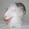 Party Masks Goat Antelope Animal Head Farmyard Halloween Latex Full Overhead Rubber Costumes 230713