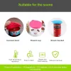 Wiederverwendbare 3-in-1-Tierfutterdose aus Silikon für Hunde und Katzen, Aufbewahrungsdose, Deckel, Dichtungsabdeckung, Heimtierbedarf, geeignet für 8,9 cm/7,3 cm/6,5 cm G0714