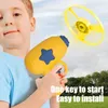 Sand Play Water Fun Flashing Flying Disc Gyroscope Toy LED Light Interactive Portable Electronic Saucer Toys Outdoor Gaming for Kids 230714