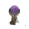 Led Rave Toy Glowing Deluxe Cellar Crystal Ball Luminous Magic Witch Hand Electrostatic Plasma Light Serve Skl Finger Halloween Deco Dhkei