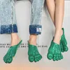 Funny Summer Creative Men Women Slippers Feet Indoor Home Slides Bathroom Shoes Outdoor Clogs Beach Sandals Couples Flip Flops 23071 21