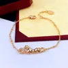 Pulseiras de grife novo luxo pulseira clássica pulseira de amor corrente 18 k ouro concha para menina casamento dia das mães joias da moda presente feminino