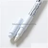 Andra pennor White Liquid Chalk Pen Marker Glass Windows Chalkboard Blackboard Erasable Ink för Window VT0279 Drop Delivery Office Sch Dhliv