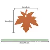장식용 꽃 교수형 잎 태그 메이플 페이퍼 끈 다기능 잎 추수 감사절 결혼식 DIY 선물