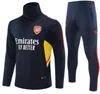 23 24 Arsen Survêtement Soccer Jerseys PEPE SAKA Adultes Garçons Gunners Survêtement Odegaard Thomas Tierney Smith Rowe Transport Hommes Enfants Kit Survêtement Football