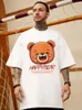 T-shirts pour hommes F GIRLS Summer Happy Bear T-shirt graphique Homme Coton T-shirt à manches courtes Tops Y2K Streetwear T-shirts imprimés pour hommes