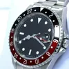 مصنع BP الفاخر 2813 حركة أوتوماتيكية 40 مم II GMT 16710 Blue Red Bezel 40mm Steel Men's Watches Watches