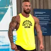 Heren Tank Tops Muscle Guys Bodybuilding Hemd Shirt Gym Stringer Vest Fitness Kleding Top Stijl 230713