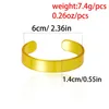 Bangle 1Pc Vrouwen Mode Europese Amerikaanse Stijl Armband Vrouwelijke Eenvoudige Persoonlijkheid Effen Kleur All-Match Azijnzuur Open