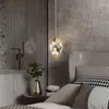 Pendellampor nordiska kreativa led kristallljus pendent ljus sovrum säng ljuskrona vardagsrum lyxen