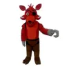 2019 Usine directe Five Nights at Freddy's FNAF Creepy Toy mascotte Foxy rouge Costume Costume Halloween Noël Anniversaire Dr2457