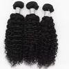 (Oferta de 3 pacotes) 11A Luxo Virgem Cabelo Seda Não Processado Extensões de Cabelo Humano Peruano Indiano Malaio Cambojano Brasileiro Jerry Curly Hair Bundles