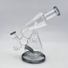 8 inch Borosilicate glass bong water pipe 14mm female joint dab rig with bowl and quartz banger for free