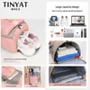 Duffel Bags Tinyat Большой емкость рюкзак рюкзак для выходных в спортзале женский туристический пакет Ladies Sports йога багаж