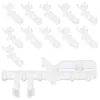 Curtain Venetian Blinds Vertical Clips Clear Replacement Transparent Valance Clamps Repair