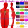 Unisex Mummy Costumes Sleeping Bag With internal Arm Sleeves Sexy 23 Color Lycra Spandex Tights Body Bags Sleepsacks Catsuit Costu231K