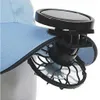 Electric Fans Handsfree Clip-on Cap Solar Fan Summer Fishing Sun Energy Power Cooling Fans