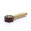 Solid wood pipe Journey Pure handmade mini Smoking Pipe Bubblers pipes Creative smoking set Spoon molding Portable dry herb tobacco pipe