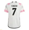 23 24 Juventuse Player Version Soccer Jerseys Vlahovic T.Weah 2023 2024 Pogba Chiesa Bonucci Danilo Locatelli Fagioli Rabiot Football Shirts Away Jersey