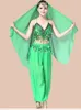 Sahne Giyim 3 Parça Takım Kadınlar İçin Yetişkin Göbektans Kostümleri Belly Dans Kostümü 3pcs Set Kadın Dans Et 8 Renk