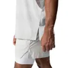 Men's Tank Tops Summer Cut Off Gym Men Bodybuilding Sleeveless T Shirt Fitness Singlets Mesh Quick Dry Sportswear Muscle Vest Clothing