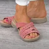 Slippers Summer Ladies Sandals Retro Casual Shoes для женщин, перекрестных против скольжений, тапочки комфорт женские слайды Mujer Sandalias 230713