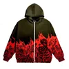 Herren Hoodies Sweatshirts Gothic Y2K Print Hoodies Männer Zip Up Anime Vintage Langarm Streetwear Hoodie Frauen Harajuku Paar Oversize Kapuzenpullover 230714